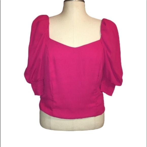 ASHLEY STEWART fuchsia color top - Picture 1 of 3